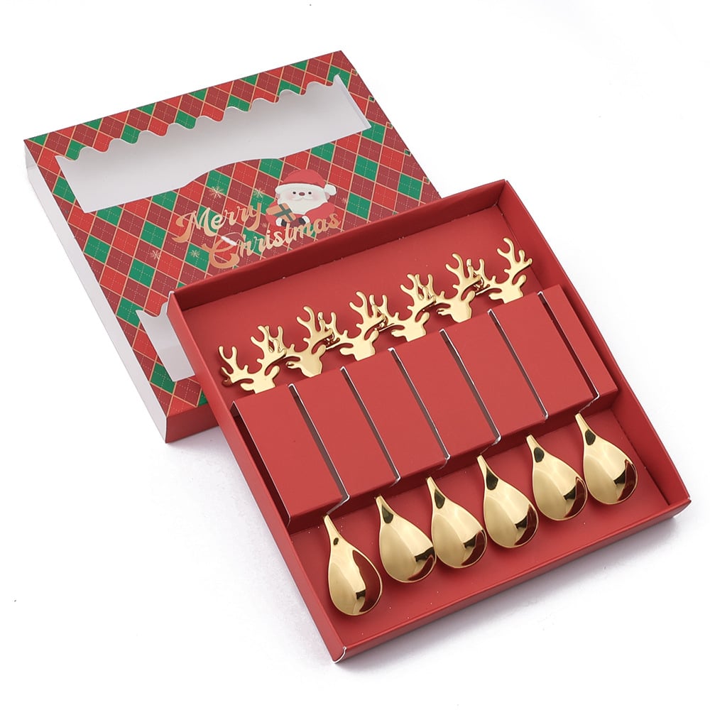 🎄Christmas Cutlery Set🍴🥄-Enhance Your Holiday Dining(BUY MORE SAVE MORE)