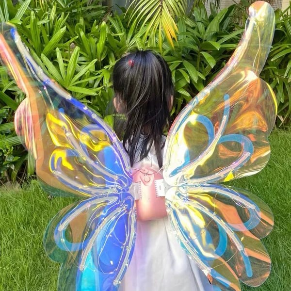 🦋🧚♀Electric Butterfly Elf Wings with Glowing Lights