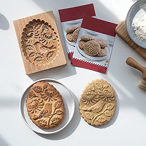 commsmarket-Wood Grain Cookie Knife - Cookie Embossing Mould