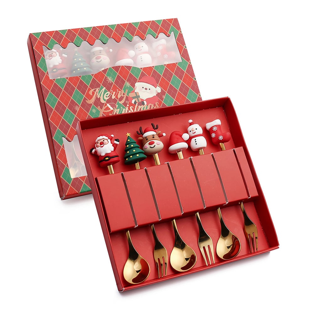 🎄Christmas Cutlery Set🍴🥄-Enhance Your Holiday Dining(BUY MORE SAVE MORE)