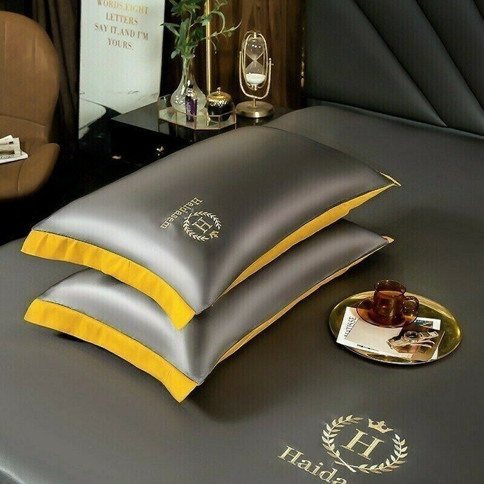 commsmarket-🎁Summer Promotion-Free Pillowcase🎁-Ice Silk Bed Sheet