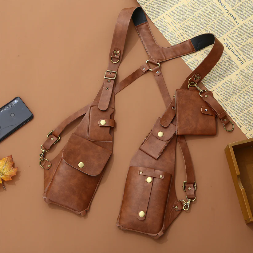commsmarket-New Leather Anti-theft Harness (5 Color)