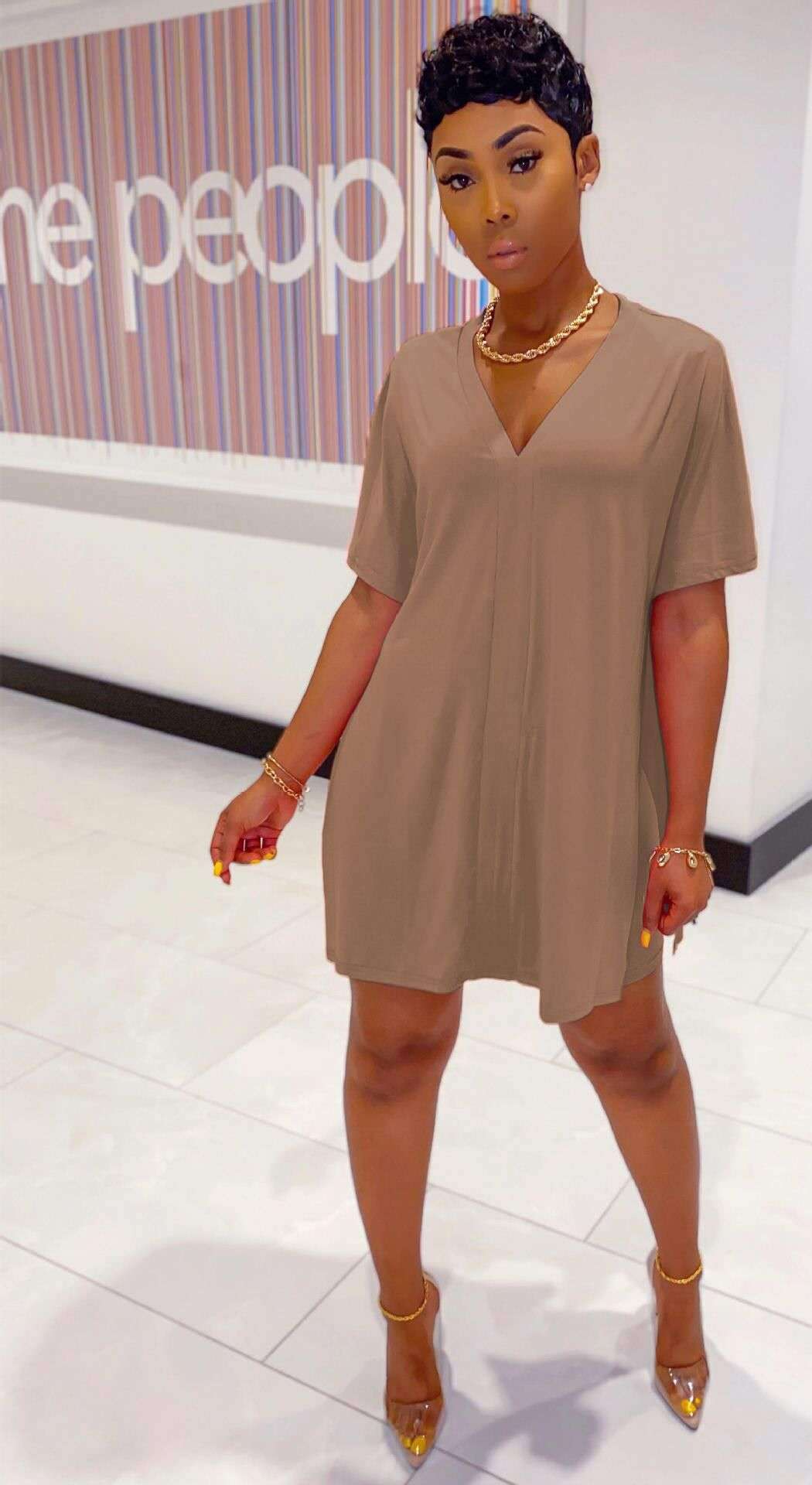 commsmarket- Promotion🔥49% OFF💃💃2024 V-Neck Dress & Shorts Set🔥