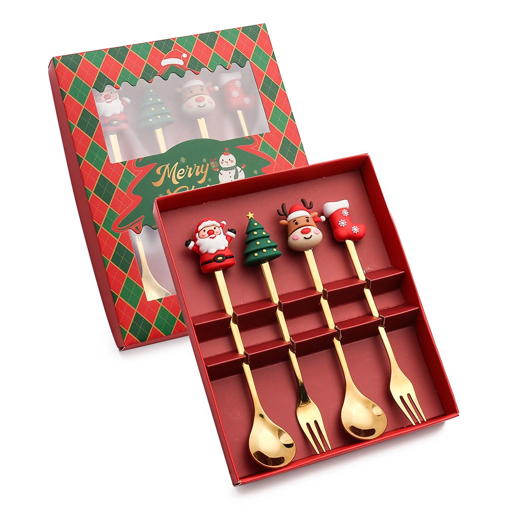 🎄Christmas Cutlery Set🍴🥄-Enhance Your Holiday Dining(BUY MORE SAVE MORE)