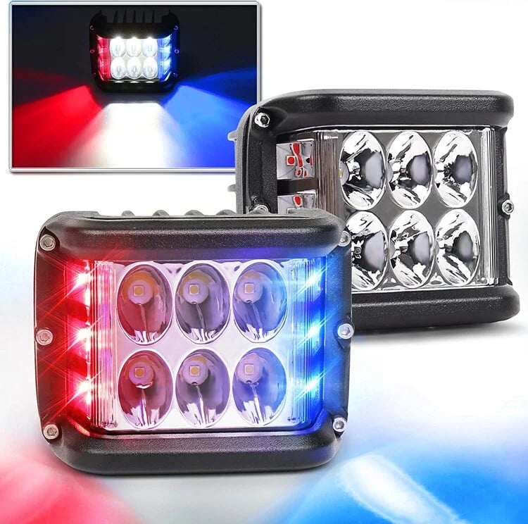 commsmarket-3.75” Dual Side Shooter Dual Color Strobe