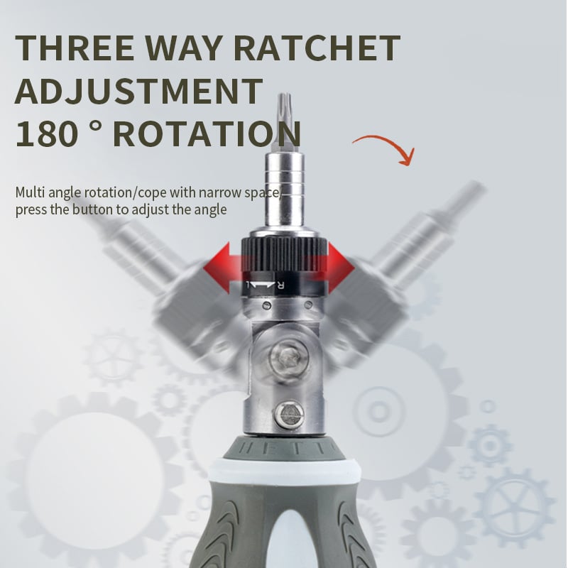 commsmarket-13 In 1 Mini Ratcheting Screwdriver Kit
