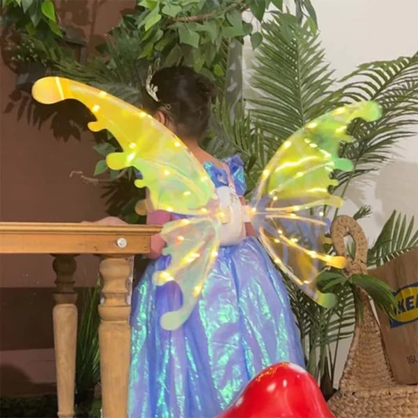 🦋🧚♀Electric Butterfly Elf Wings with Glowing Lights