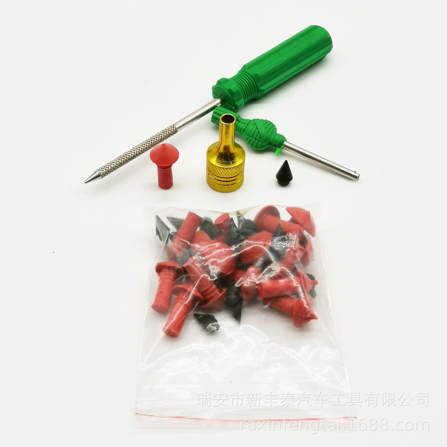 commsmarket-Tubeless Tire Plugger Repair Kit on Car, Motorcycle, ATV, Jeep, Truck, & Tractor