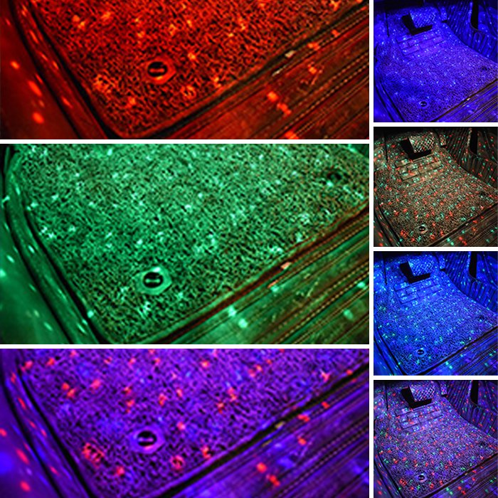 commsmarket-Car Interior Ambient Lights- (Contains 4 light bars)