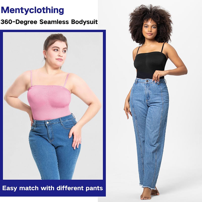 commsmarket-Bodysuit Shapewear with Removable Strap