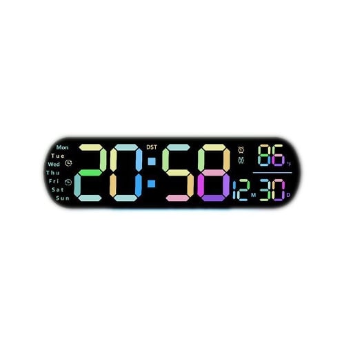 🔥Upgraded Digital Wall Clock Large Display