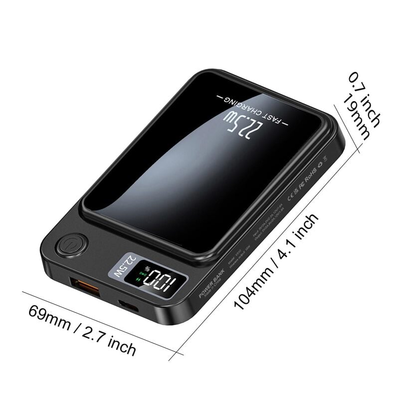 Last Day 49% OFF - 🔥Portable Magnetic Wireless Power Bank