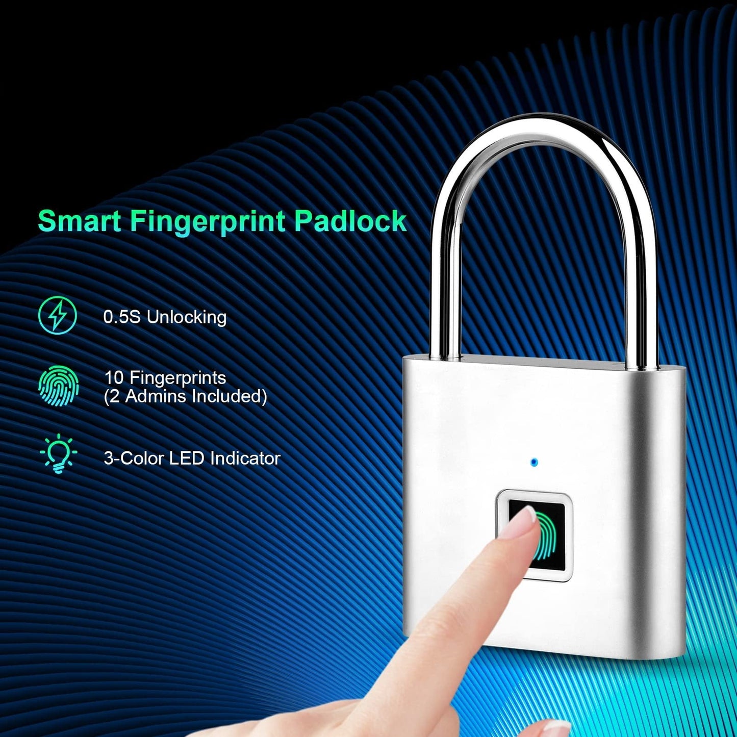 commsmarket-🔒Smart Fingerprint Padlock (Model SY11 and Model M01)