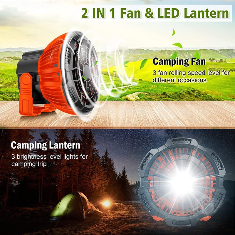 commsmarket-š„49% OFFš„Portable Camping Fan with LED Lanternš„BUY 2 Free Shipping