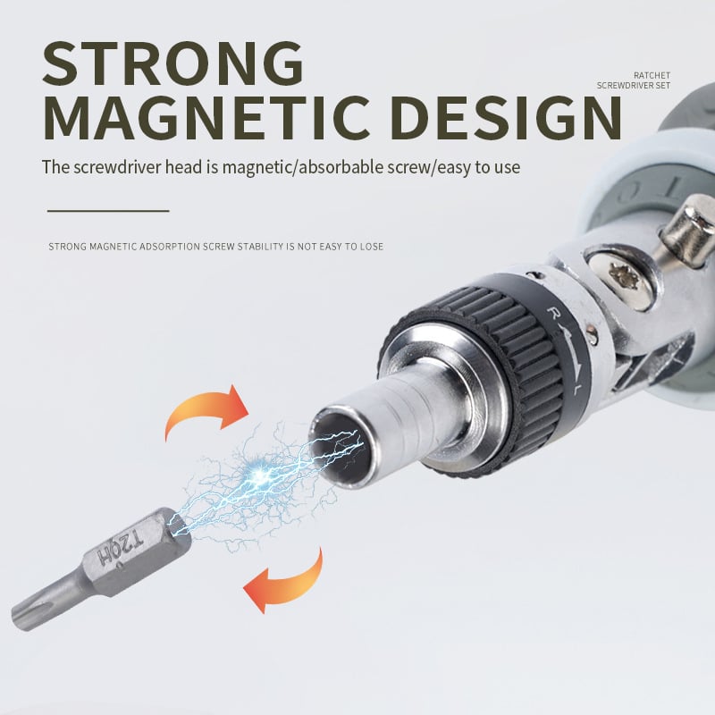 commsmarket-13 In 1 Mini Ratcheting Screwdriver Kit