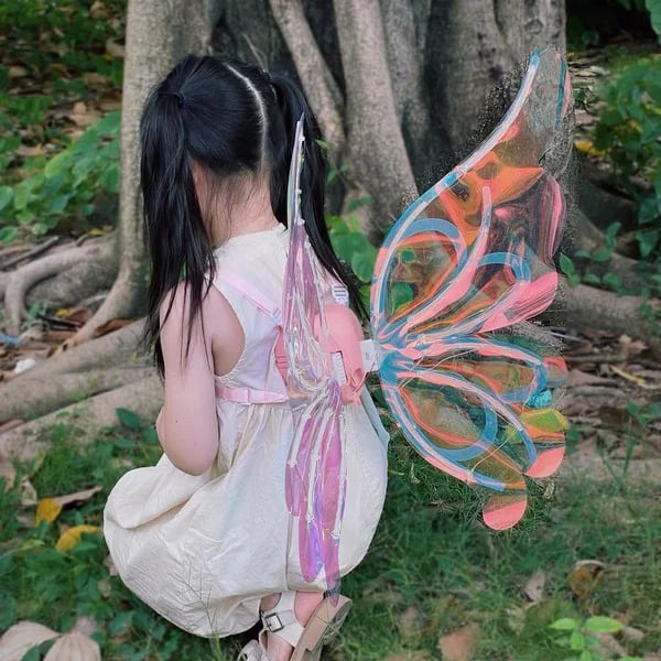🦋🧚♀Electric Butterfly Elf Wings with Glowing Lights