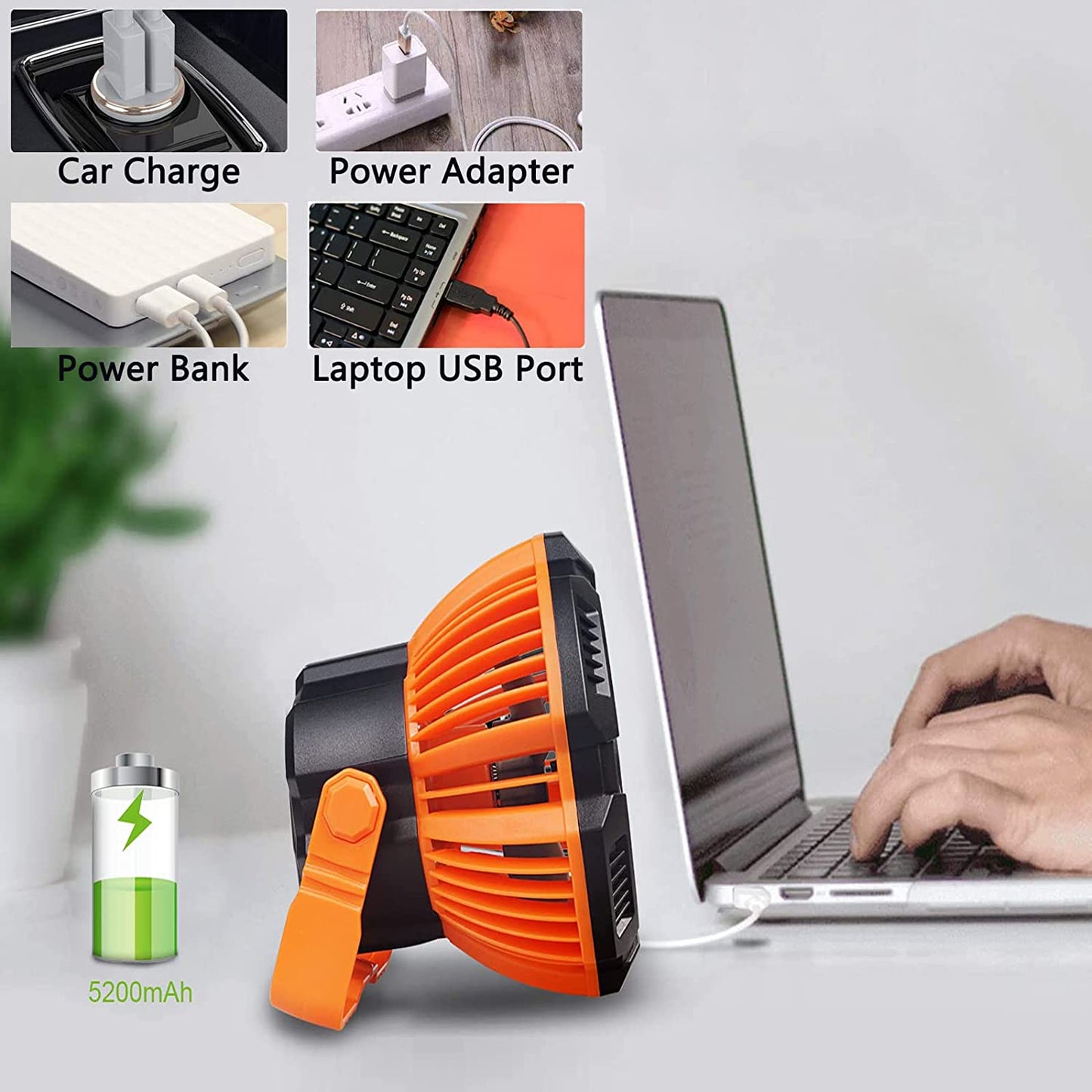 commsmarket-š„49% OFFš„Portable Camping Fan with LED Lanternš„BUY 2 Free Shipping