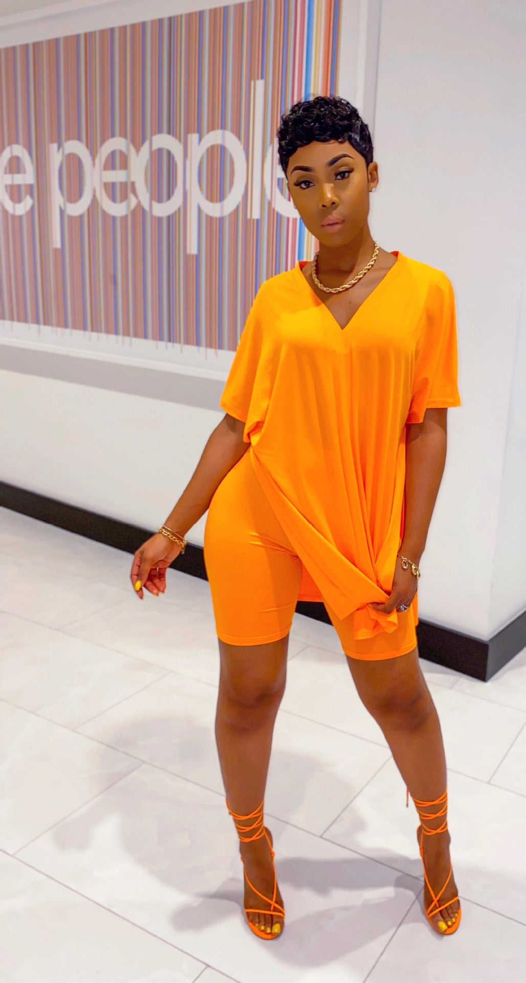 commsmarket- Promotion🔥49% OFF💃💃2024 V-Neck Dress & Shorts Set🔥