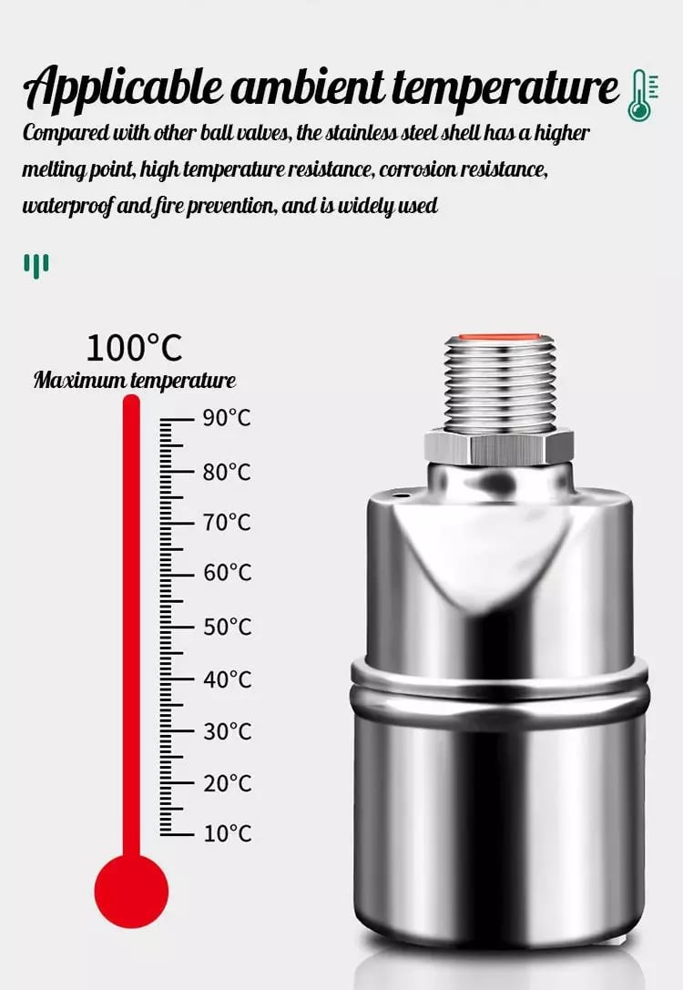 commsmarket-304 stainless steel completely automatic water level control floating valve
