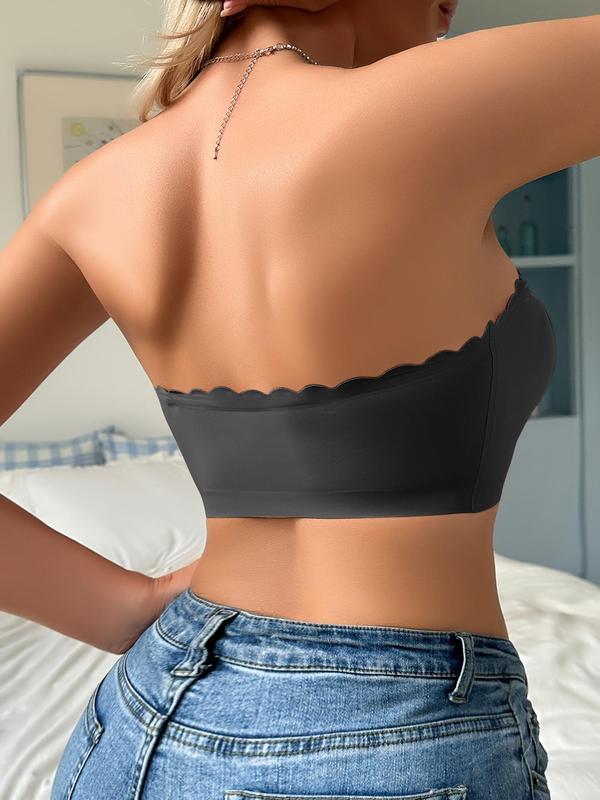 Solid Strapless Bra