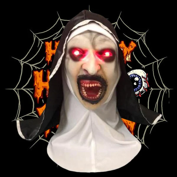 commsmarket-👻49%OFF🎃 Halloween Nun Scary Mask