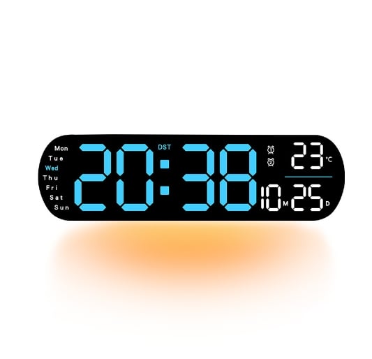 🔥Upgraded Digital Wall Clock Large Display
