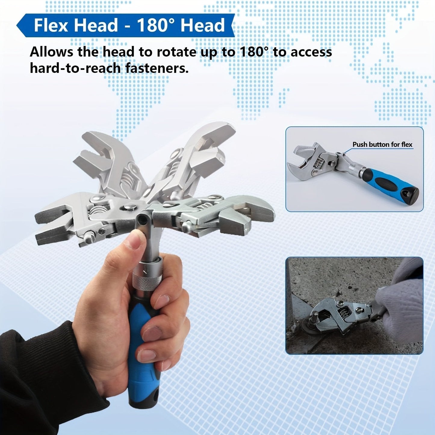 commsmarket-🔥HOT SALE 49% OFF -Multifunctional Retractable Wrench