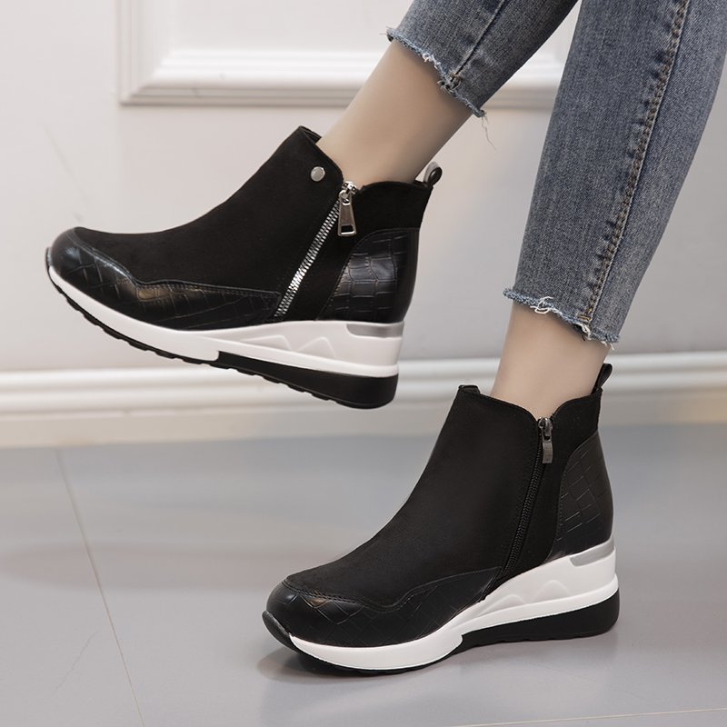 commsmarket-Women's Comfortable And Warm Genuine Leather Orthopedic Boots
