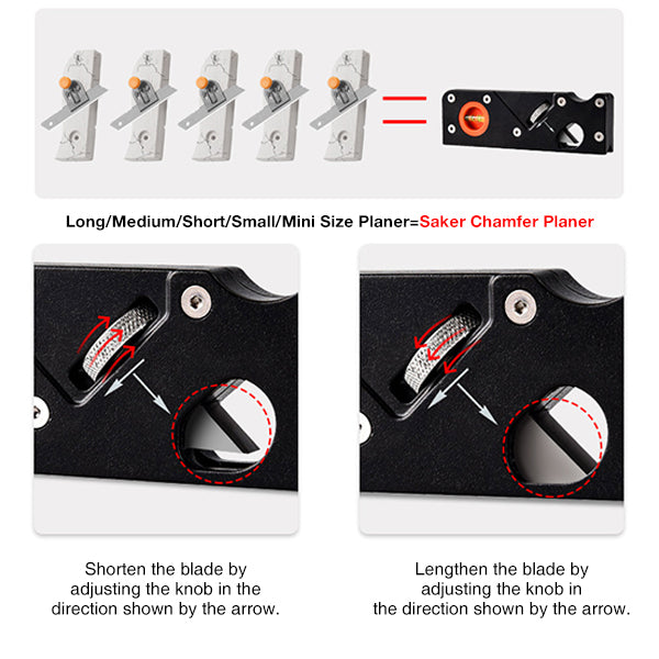 commsmarket-Chamfer Plane - Woodworking Edge Corner Flattening Tool