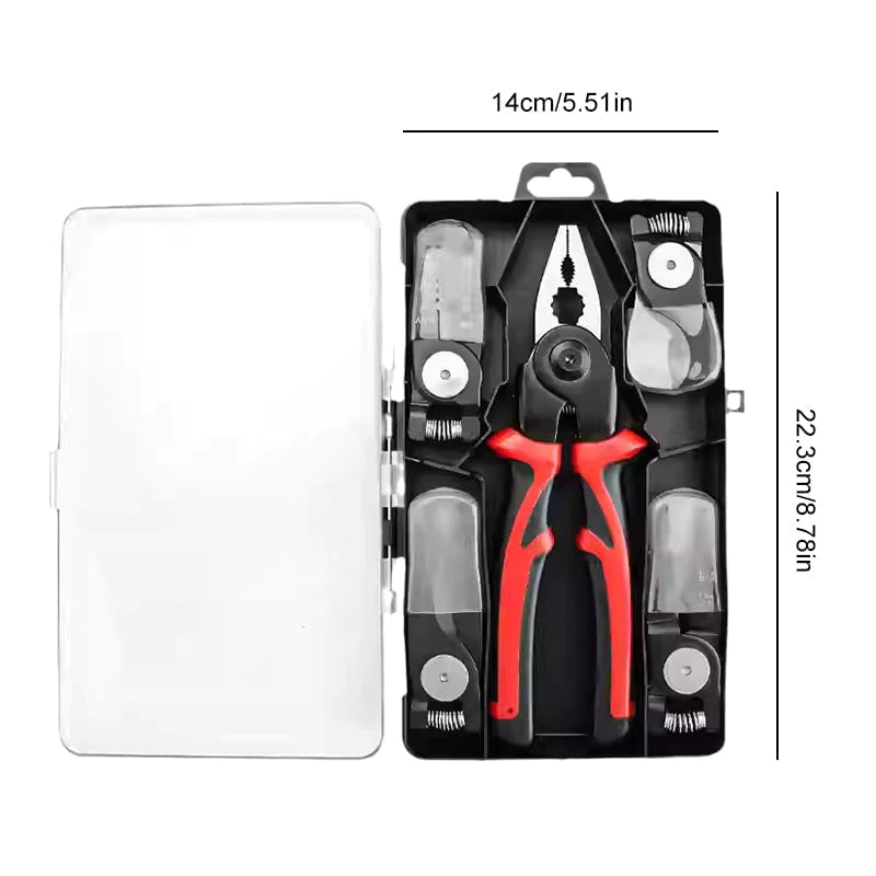 commsmarket-5 in 1 All Purpose Versatile Heavy Duty Tool Kit