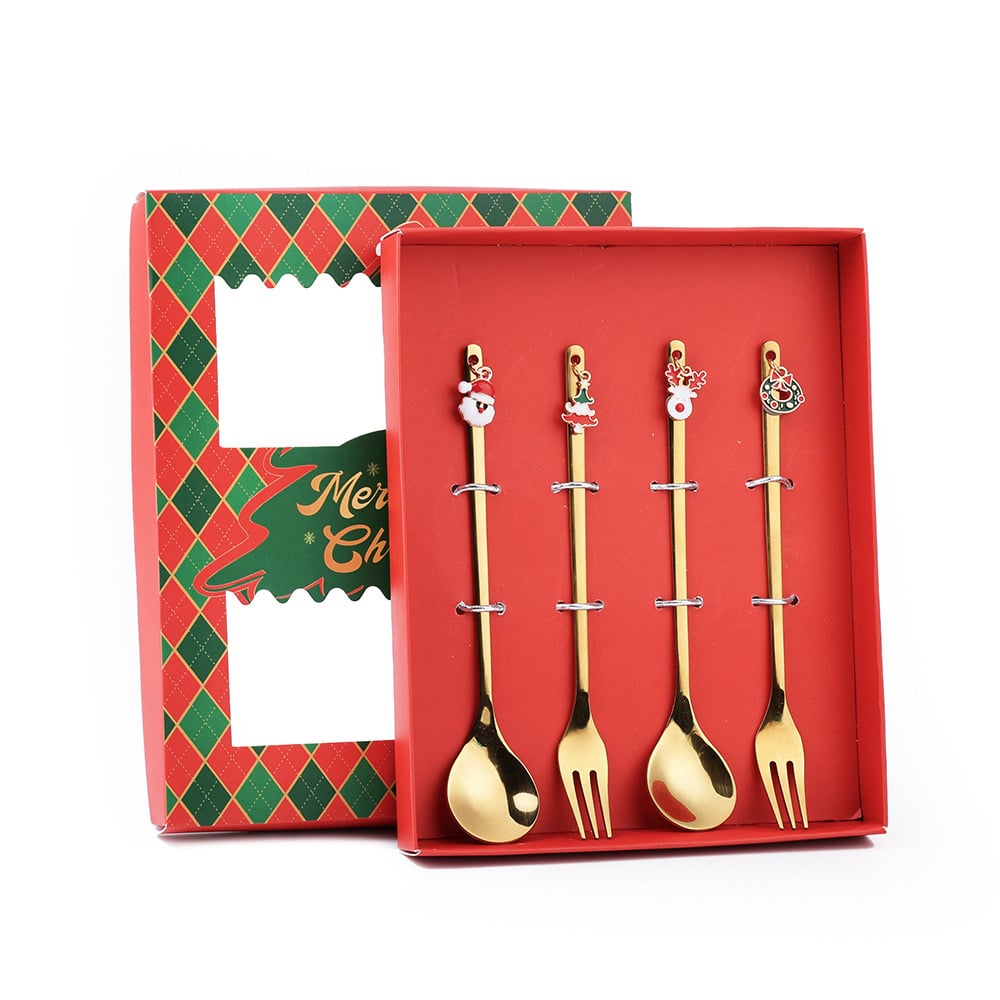 🎄Christmas Cutlery Set🍴🥄-Enhance Your Holiday Dining(BUY MORE SAVE MORE)