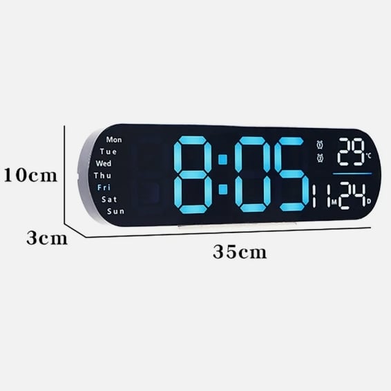🔥Upgraded Digital Wall Clock Large Display