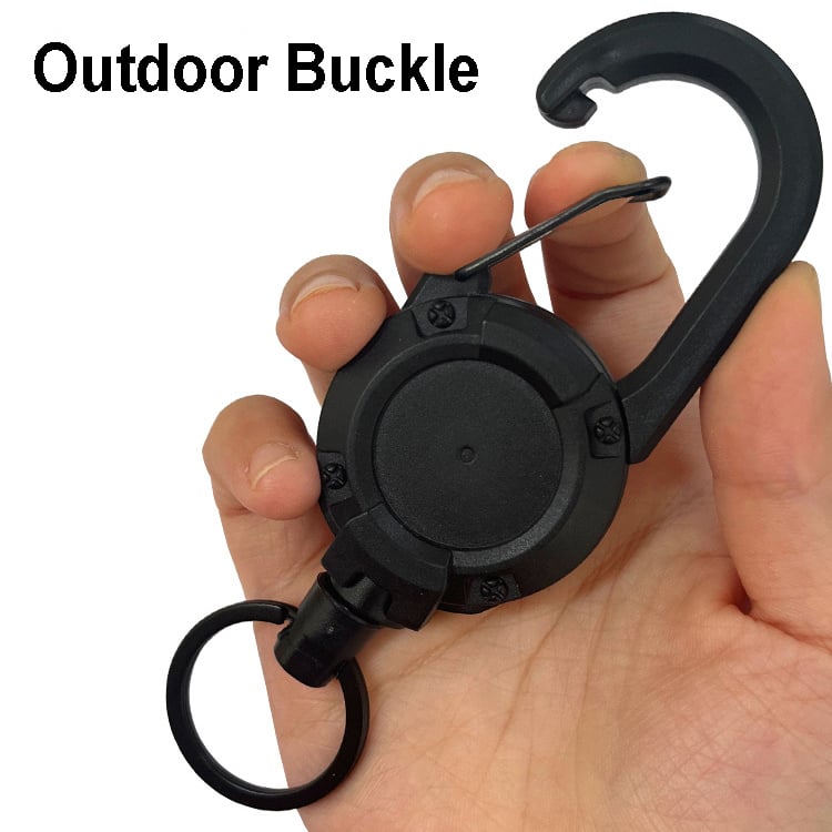 commsmarket-💥49% OFF💥Outdoor Automatic Retractable Wire Rope Luya Tactical Keychain