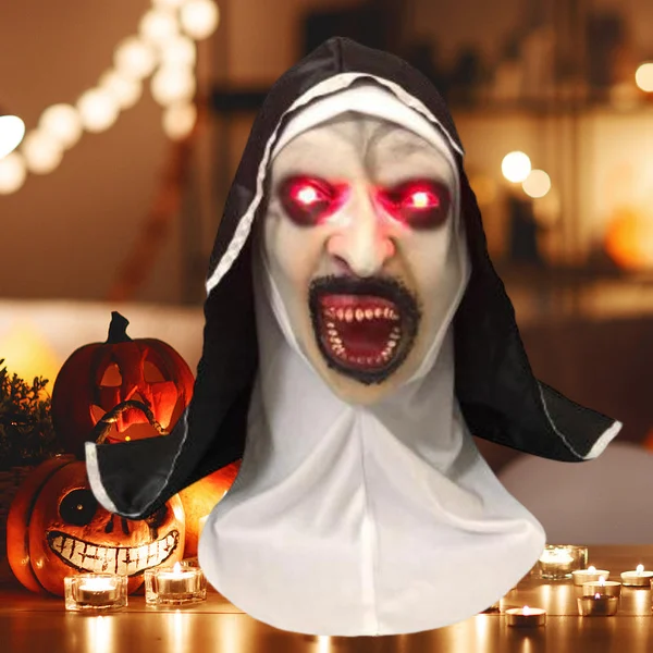 commsmarket™-👻49%OFF🎃 Halloween Nun Scary Mask