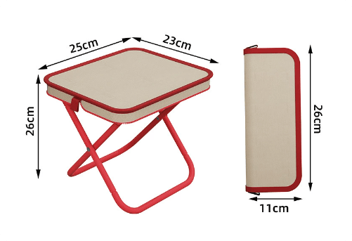HOT SALE🔥 Portable Stool for Mountaineering and Hiking, Foldable Stool with Carrying Bag