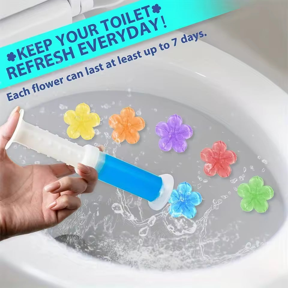 🔥🚽72 Flowers Toilet Cleaner Gel Stamp