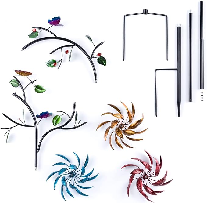 commsmarket-🔥70% OFF -Beautiful Summer Multi Colored Flowers Wind Spinner