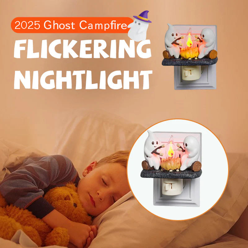 2025 Ghost Campfire Flickering Nightlight🔥👻