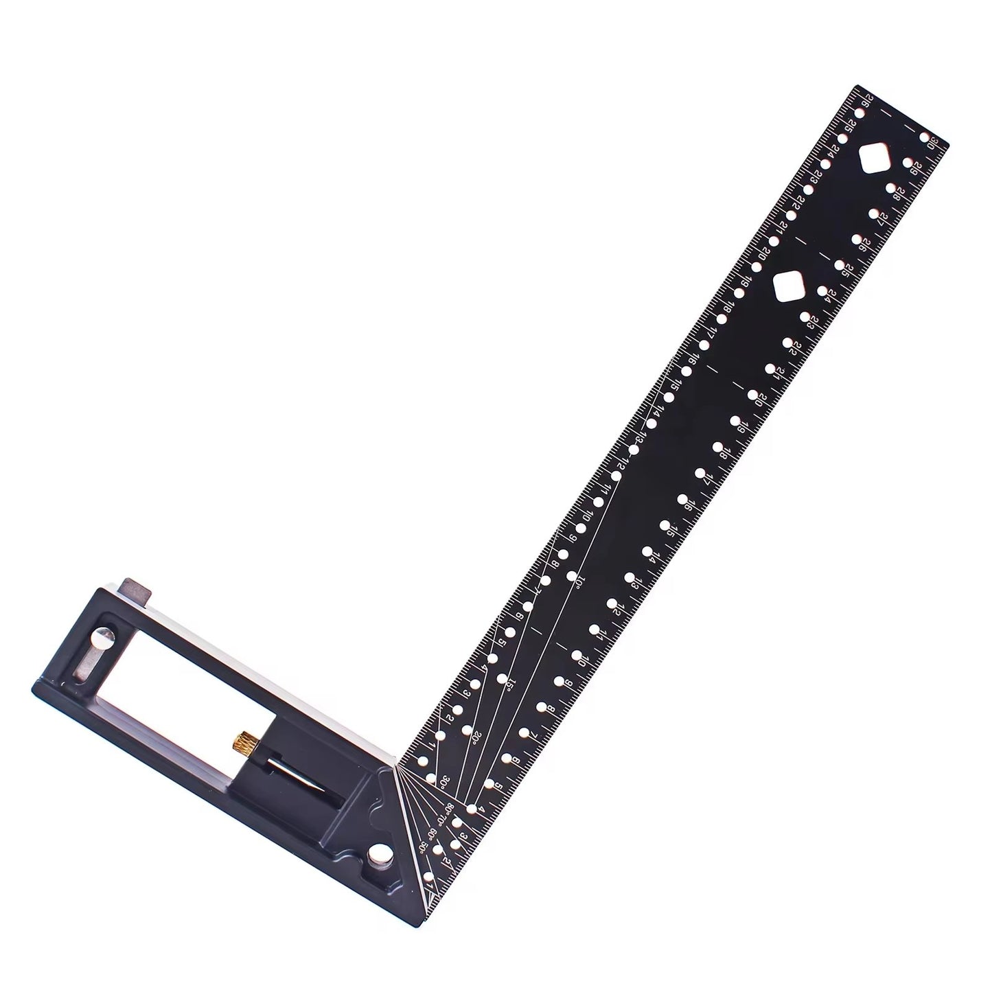 Exclusive Offer💥Multi functional Right Angle Ruler 45/90 Degree Hole Angle Ruler