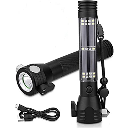 commsmarket-💥9-In-1 Solar Power Multi-Function Tactical Flashlight💥-BUY 2 FREE SHIPPING