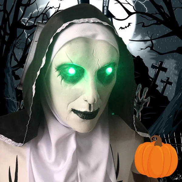 commsmarket™-👻49%OFF🎃 Halloween Nun Scary Mask