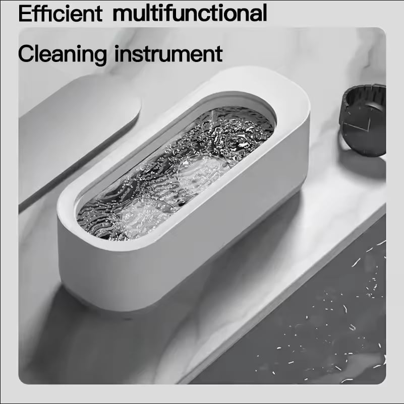 Ultrasonic Cleaner with Sterilization – Professional Jewelry & Eyewear Cleaning Machine, Portable for Home & Office