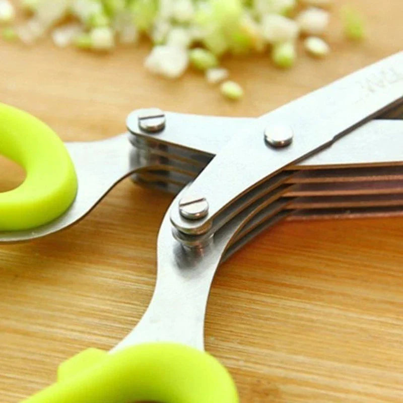 commsmarket-(🔥 Hot Sale-50% Off 🔥) 5 Blade Kitchen Salad Scissors