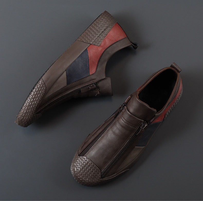 commsmarket-Men's Italian Leather Flat Shoes