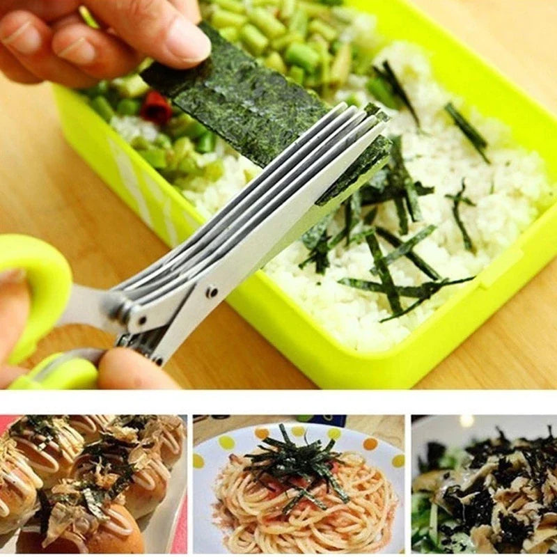 commsmarket-(🔥 Hot Sale-50% Off 🔥) 5 Blade Kitchen Salad Scissors