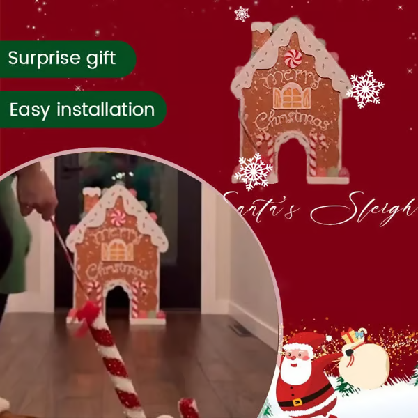 🔥Christmas Early Bird Special -🎅 Gingerbread Golf Game Set - Best Christmas Game