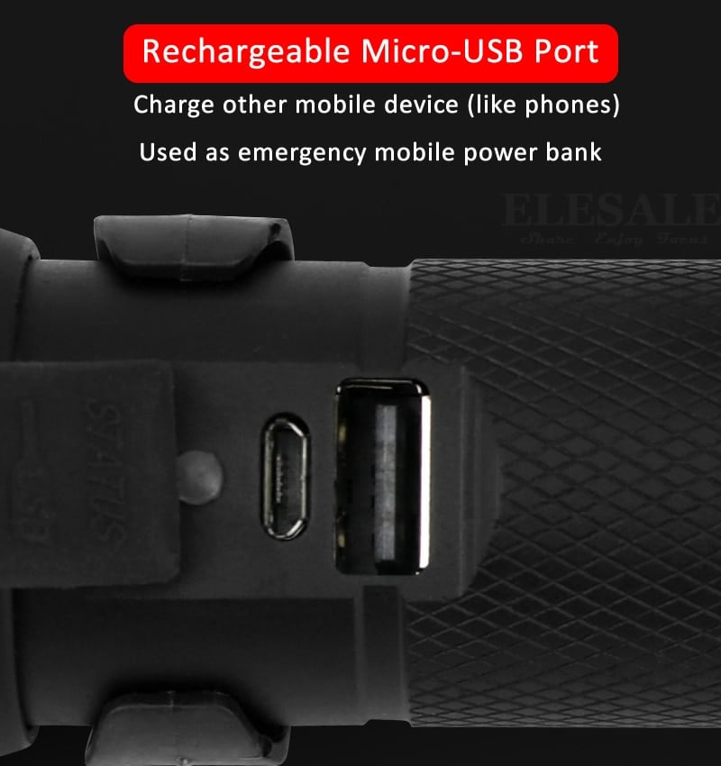 commsmarket-💥9-In-1 Solar Power Multi-Function Tactical Flashlight💥-BUY 2 FREE SHIPPING