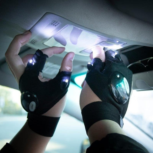 commsmarket-LED Gloves with Waterproof Lights