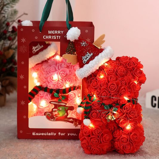 🔥Last Day Promotion 49% OFF - Cute Rose Christmas Bear & Unicorn