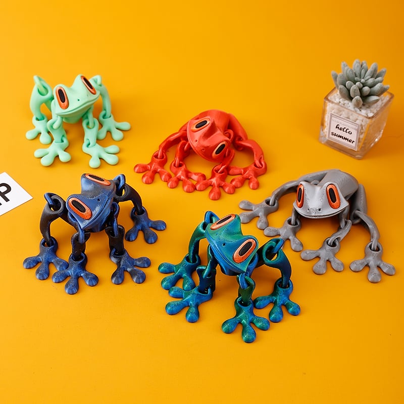 🐸 3D Printed Magnet Frog Toy 🐸